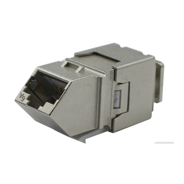 Jack RJ-45 Cat-6A angular metálico- 0103070099