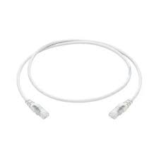 Patch Cord de 1MT Cat-6A Blanco -6A-CBHC-WH1