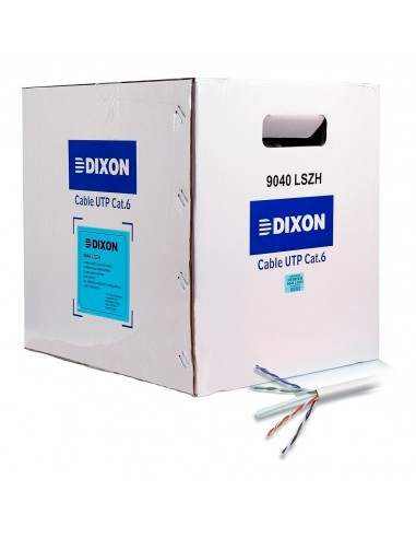 Rollo de Cable UTP Cat-6 4P 24awg 305mts- 9040 LSZH