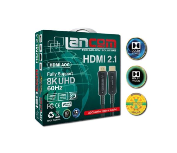 Cable HDMI 2.1v 8K Óptico ultra HD