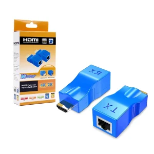 Extender HDMI-LAN 30MT azul