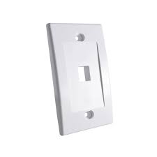 Placa de 1 Puerto ejecutivo Blanco - JE317A-V1/WH