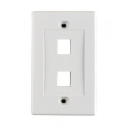 Placa de 2 Puertos Ejecutivo Blanco - JE317A-V2/WH