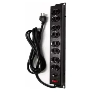 Power rack de 8 tomas 220v toma universal Nacional-REG-8T U