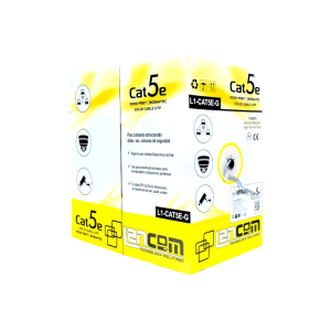 Rollo de cable UTP Cat-5e CCA 4P 305MT