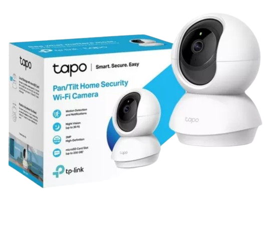 Cámara Domo WIFI c/audio 3MP-2K/IR10M/IP67/L2.8MM-TAPO C212
