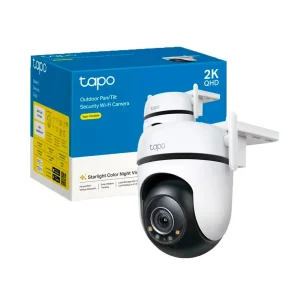 Cámara Domo PTZ WIFI c/audio 4MP-2K/IR30M/IP65/L4MM-TAPO C520WS