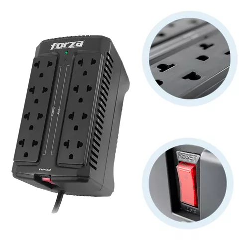Estabilizador 08 tomas 900VA-450w -FVR-902