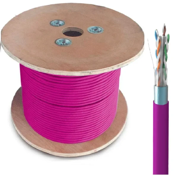Cable F/UTP Cat-6A x 305mt 23awg Violeta LSZH - 0213062124