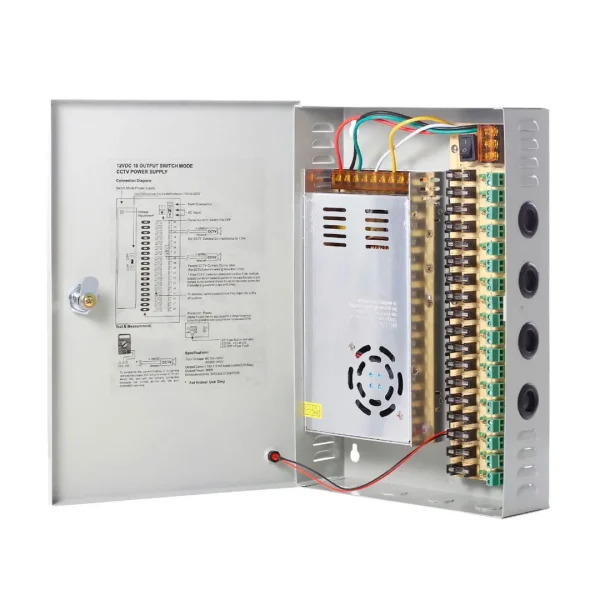 Fuente Centralizada 18CH 220V/60HGZ/12v/30A - ACC18-30