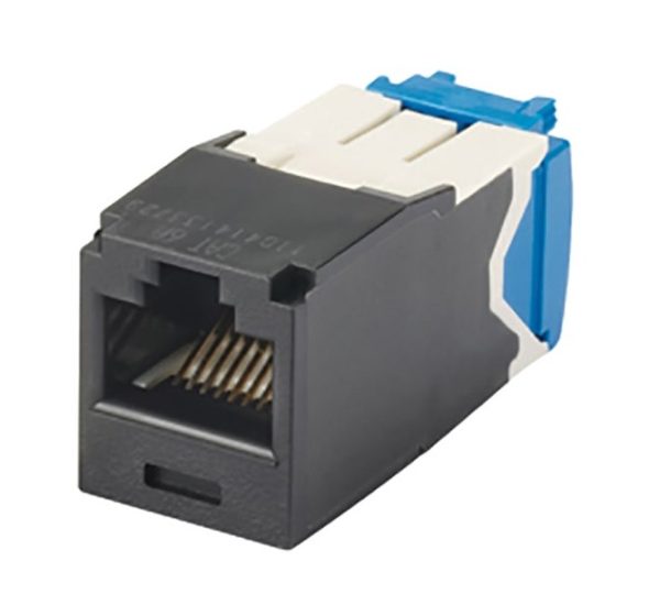 Jack RJ-45 Cat-6A Negro -CJ6X88TGBL