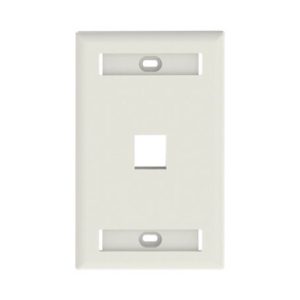 Placa de 1 Tomas blanco Netkey - NK1FIWY
