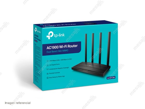 Router AC 1900MBPS Dual Band + 4P Gigabit - ARCHER C80