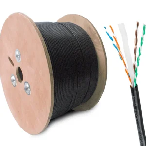 Rollo de Cable U/UTP Cat-6 Exterior 4PX23AWG 305m -  0202043010