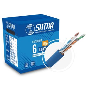 Cable U/UTP Cat6 LSZH-3 4PX24AWG 305MT AZUL -0212021122
